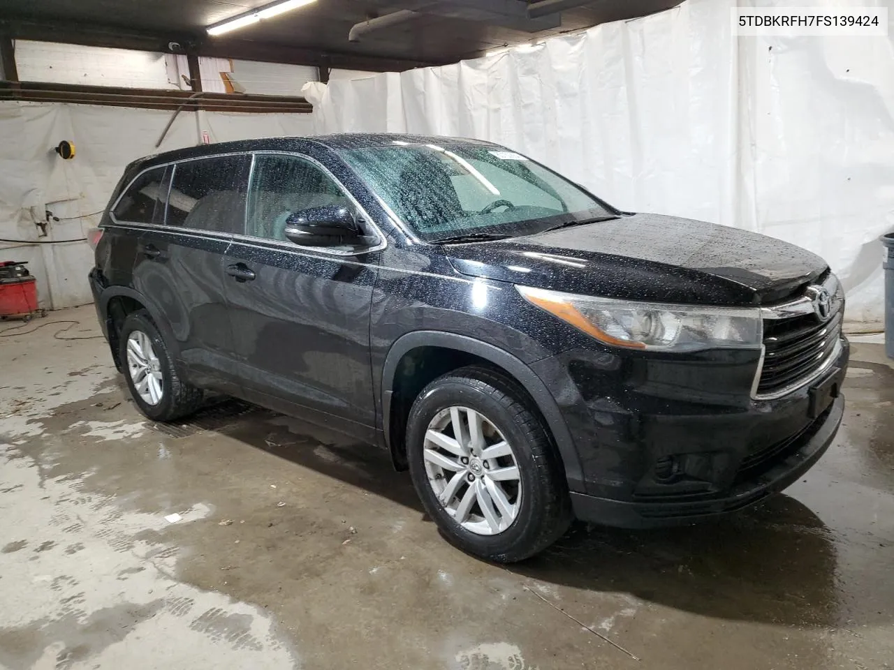 2015 Toyota Highlander Le VIN: 5TDBKRFH7FS139424 Lot: 80150864