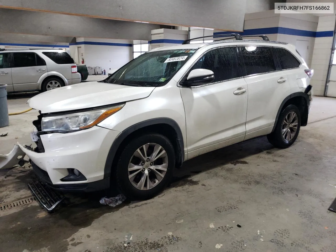 2015 Toyota Highlander Xle VIN: 5TDJKRFH7FS166862 Lot: 80463824