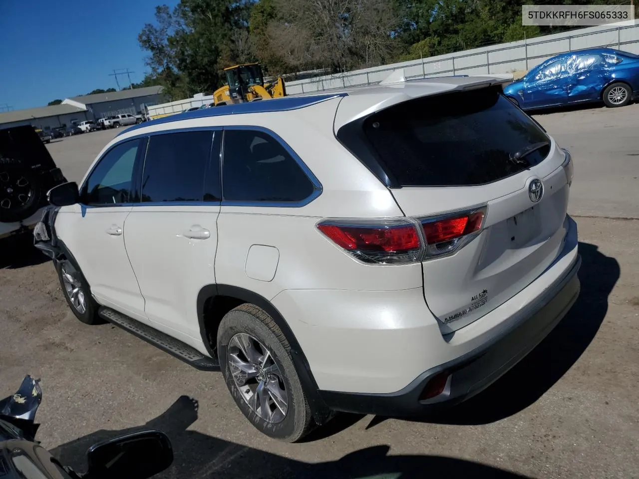 2015 Toyota Highlander Xle VIN: 5TDKKRFH6FS065333 Lot: 81335994