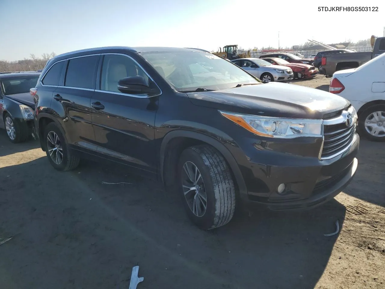 2016 Toyota Highlander Xle VIN: 5TDJKRFH8GS503122 Lot: 50816214