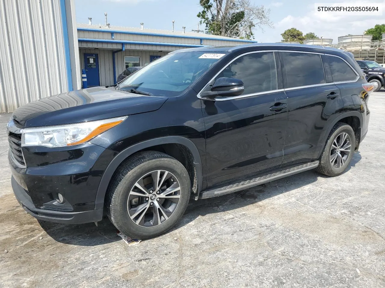 2016 Toyota Highlander Xle VIN: 5TDKKRFH2GS505694 Lot: 54277914