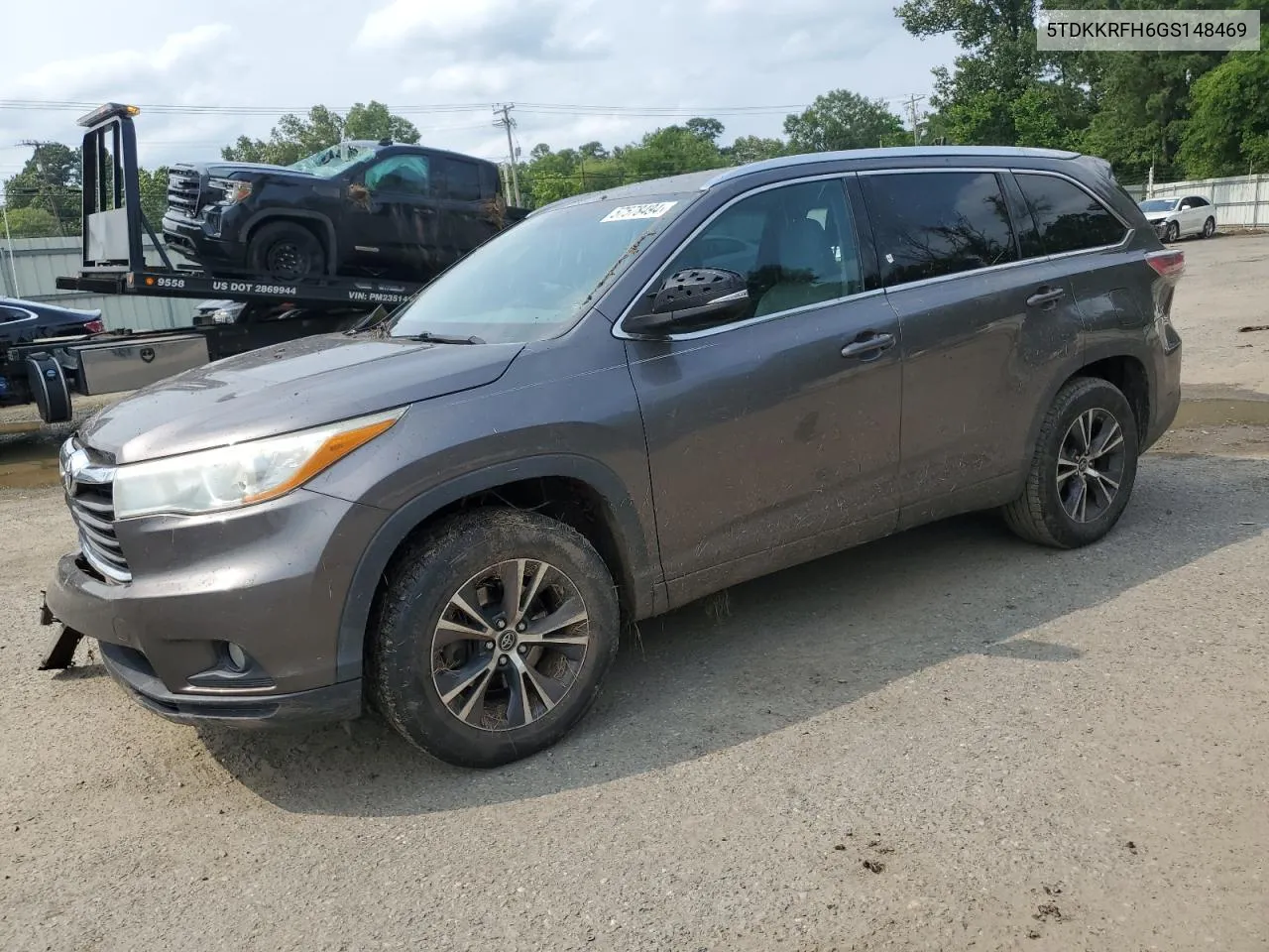 5TDKKRFH6GS148469 2016 Toyota Highlander Xle