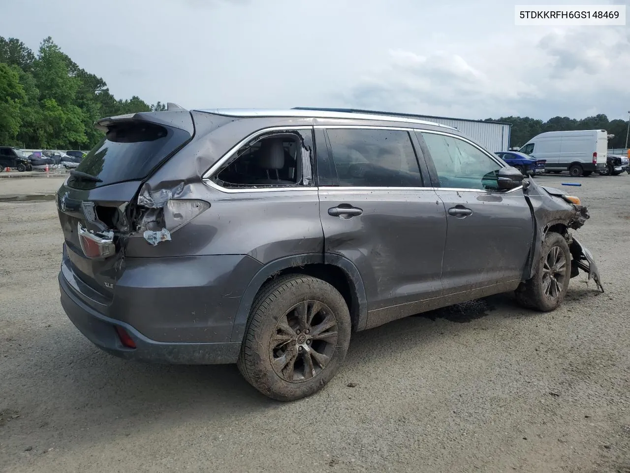 5TDKKRFH6GS148469 2016 Toyota Highlander Xle