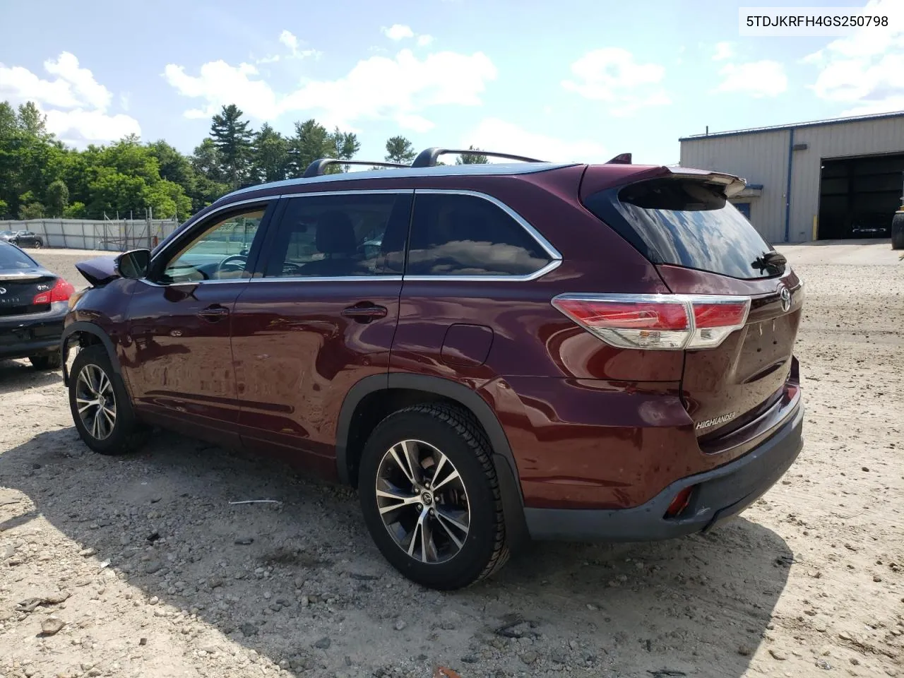 5TDJKRFH4GS250798 2016 Toyota Highlander Xle