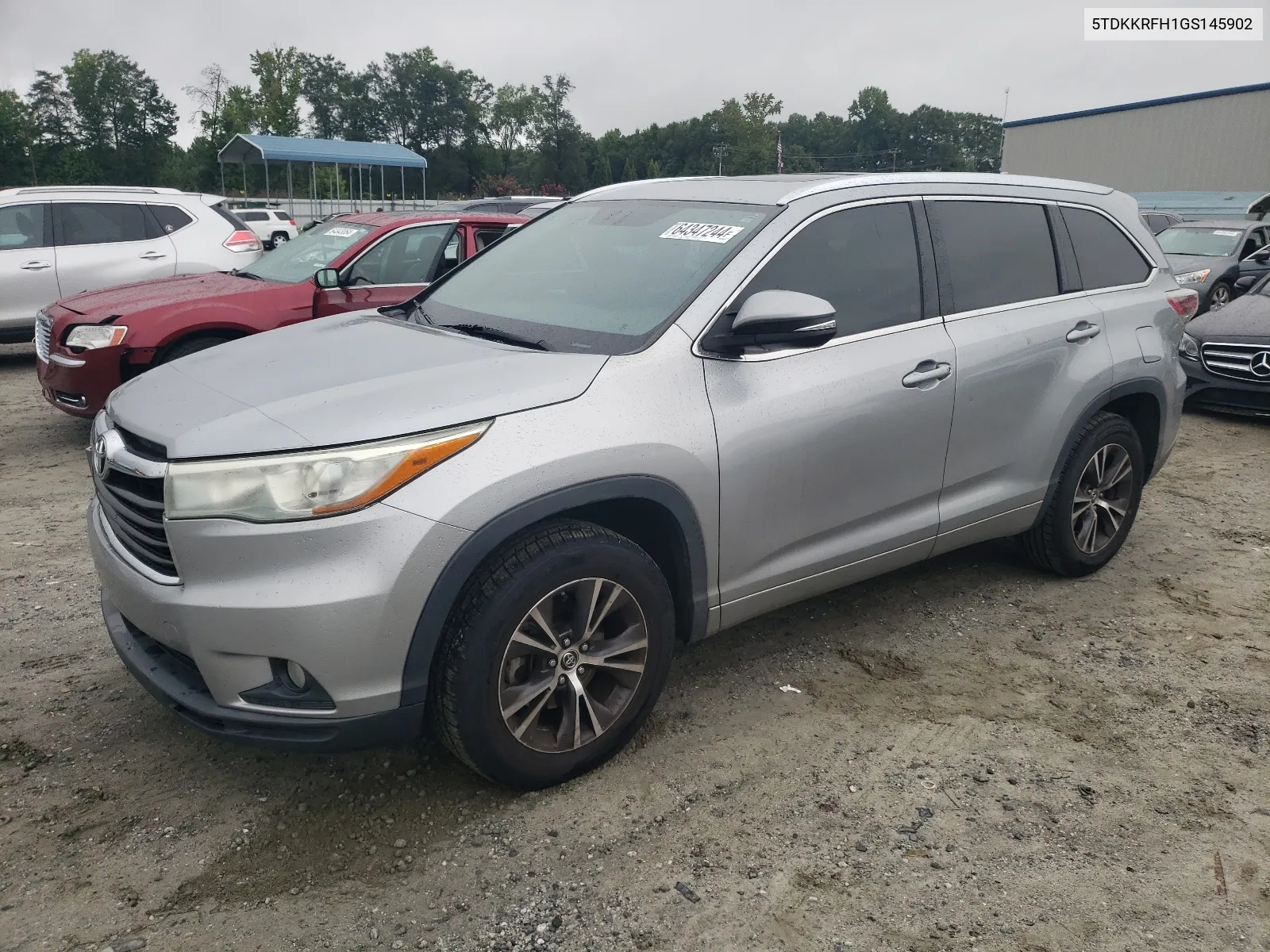 5TDKKRFH1GS145902 2016 Toyota Highlander Xle