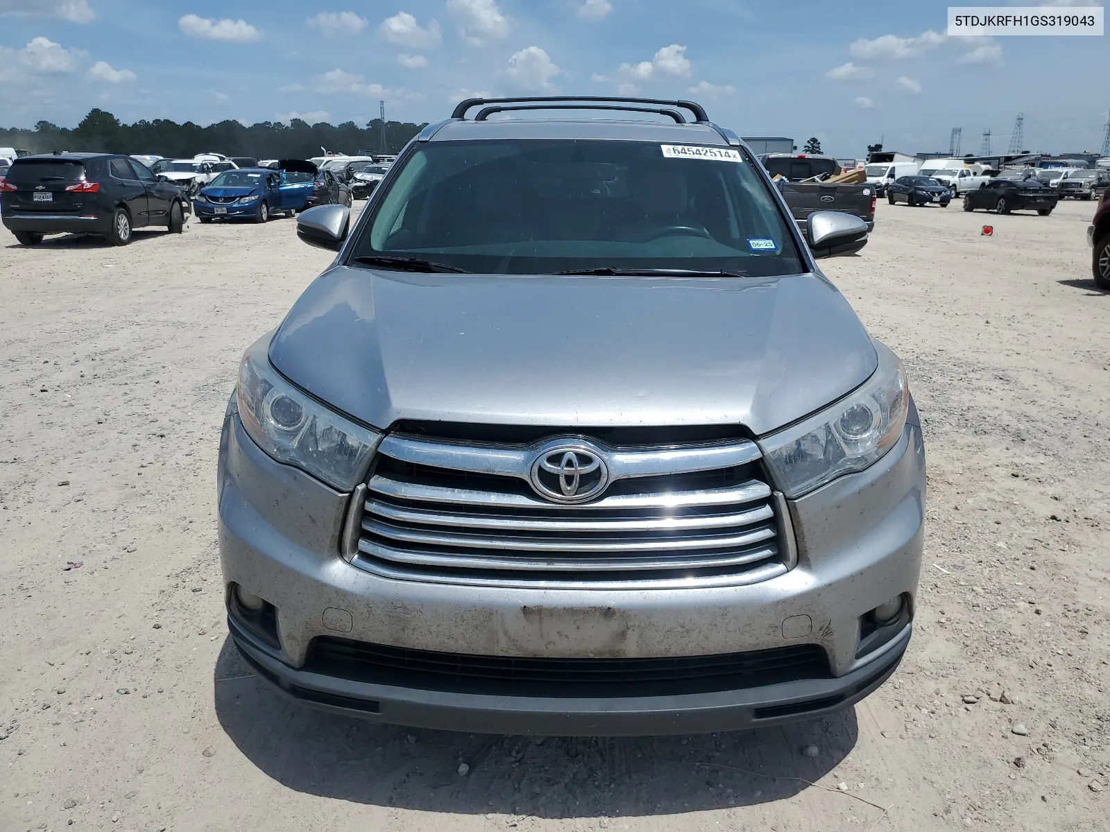 5TDJKRFH1GS319043 2016 Toyota Highlander Xle