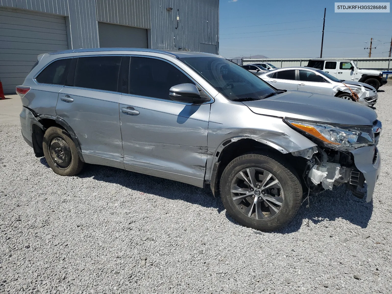 2016 Toyota Highlander Xle VIN: 5TDJKRFH3GS286868 Lot: 66629924