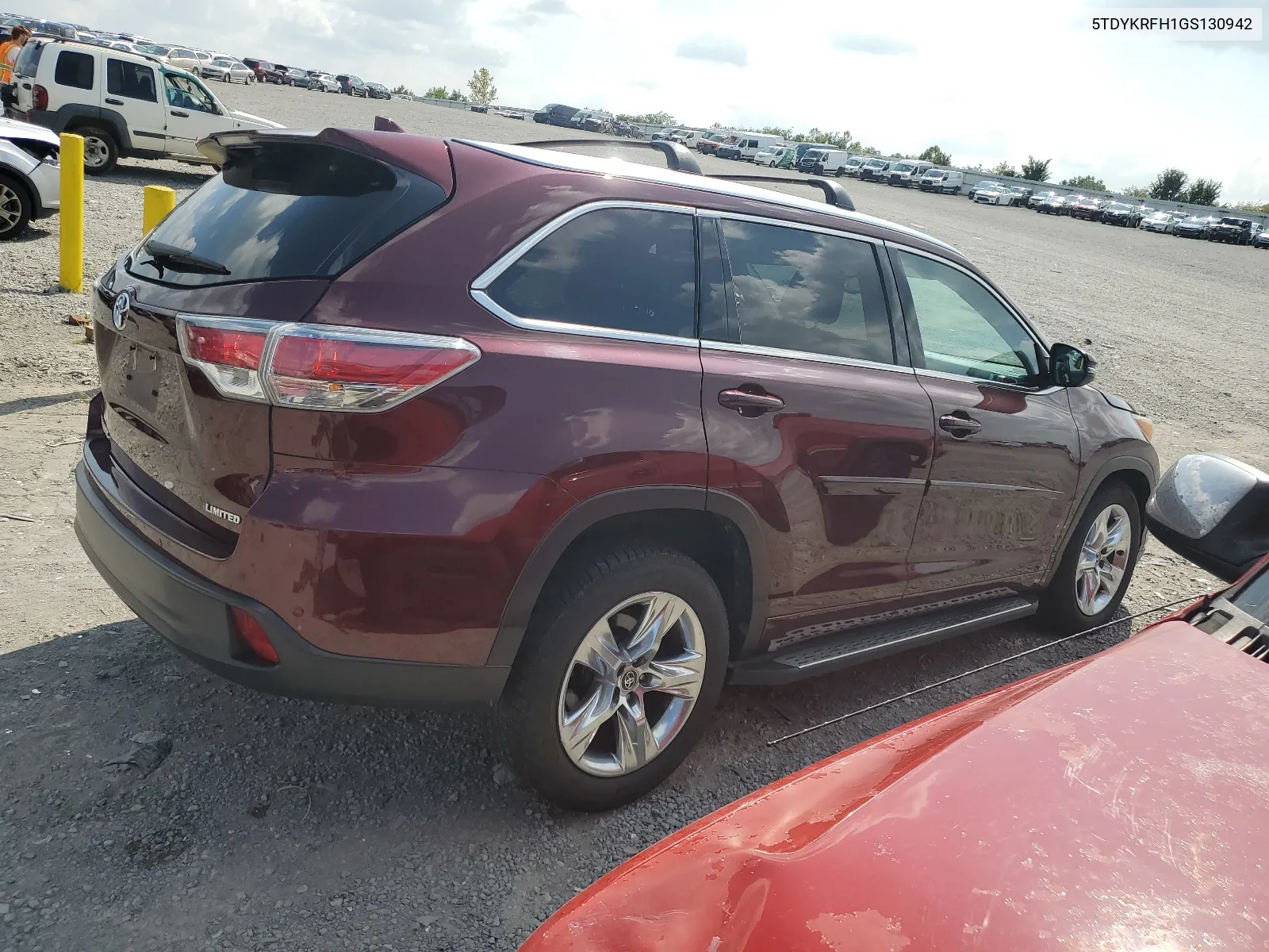 2016 Toyota Highlander Limited VIN: 5TDYKRFH1GS130942 Lot: 67837604