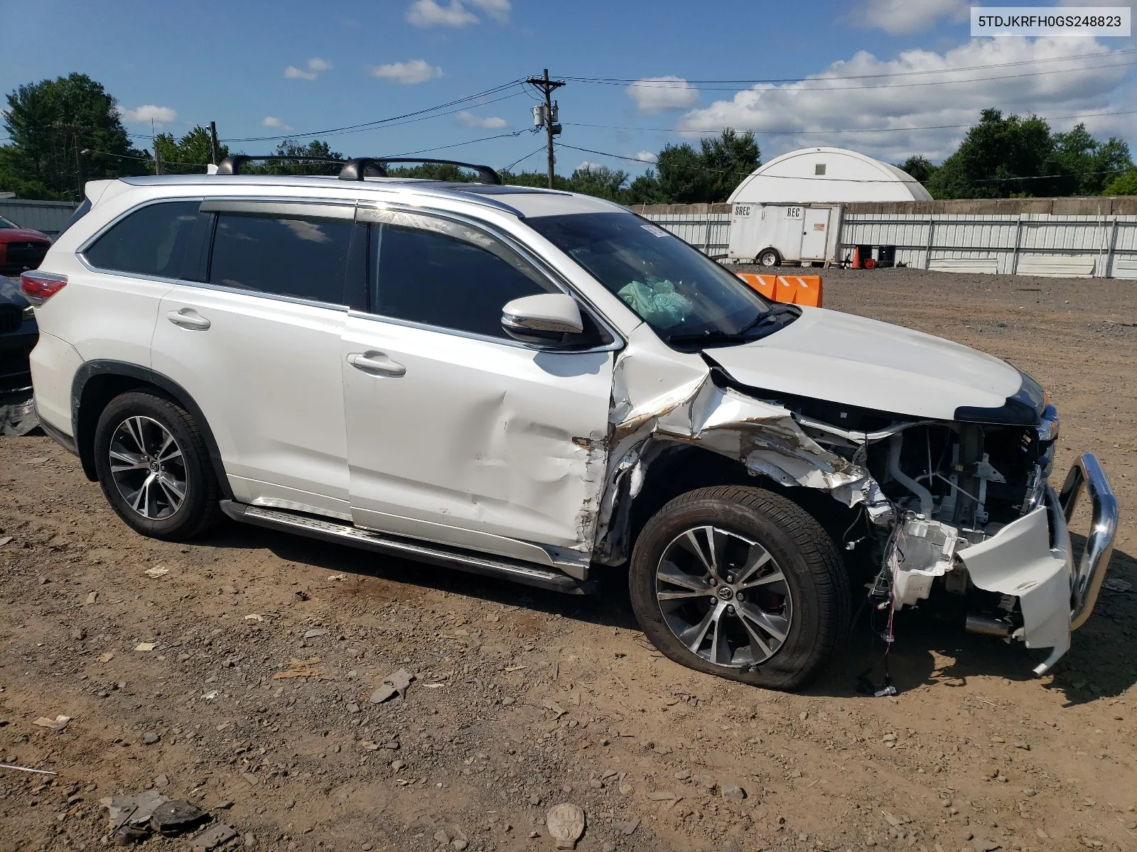 2016 Toyota Highlander Xle VIN: 5TDJKRFH0GS248823 Lot: 68179274