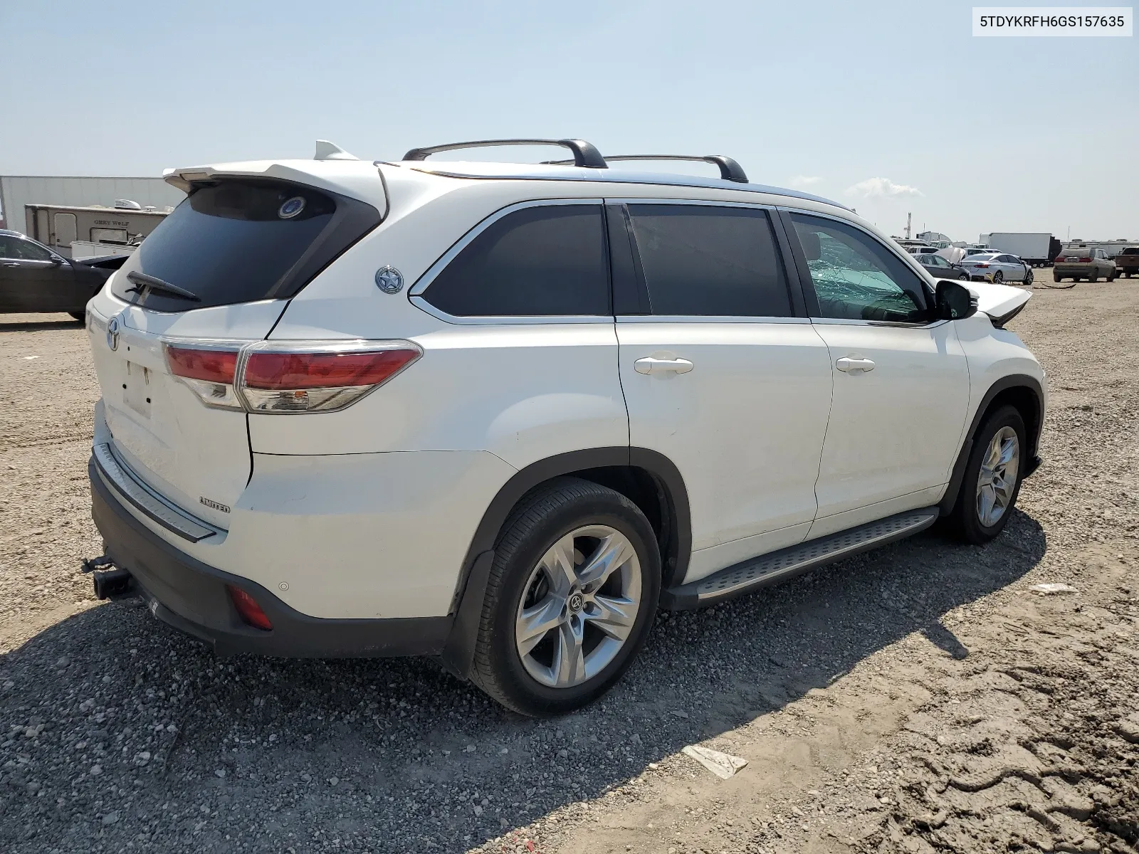 2016 Toyota Highlander Limited VIN: 5TDYKRFH6GS157635 Lot: 68539684