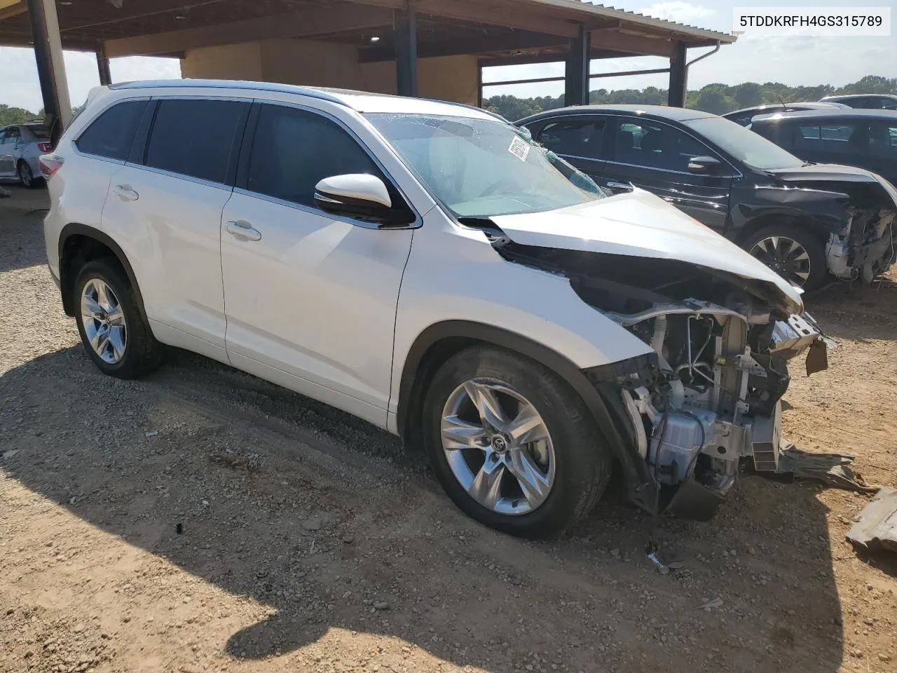 2016 Toyota Highlander Limited VIN: 5TDDKRFH4GS315789 Lot: 68581974