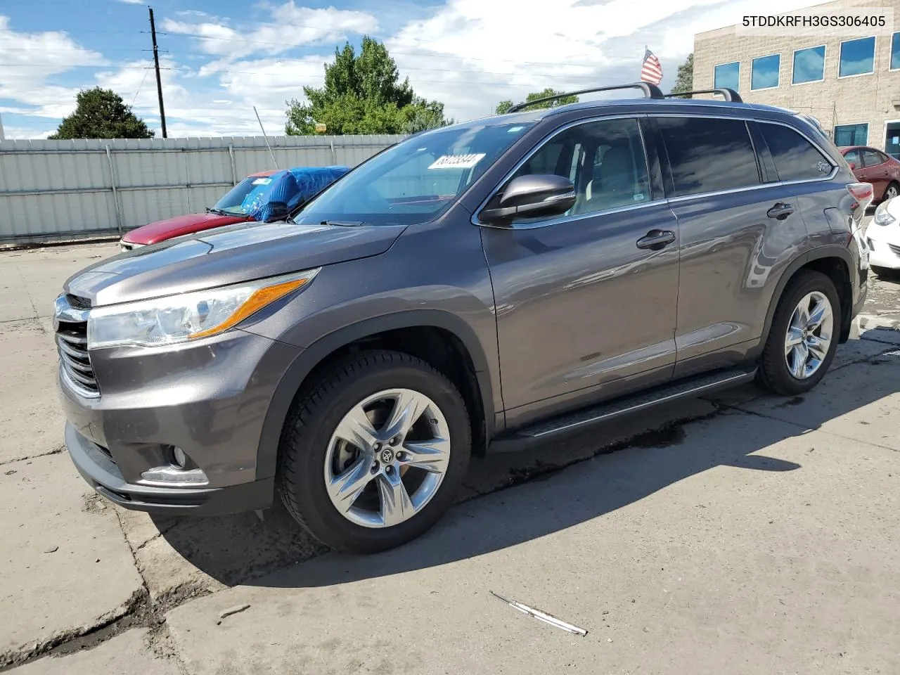 5TDDKRFH3GS306405 2016 Toyota Highlander Limited