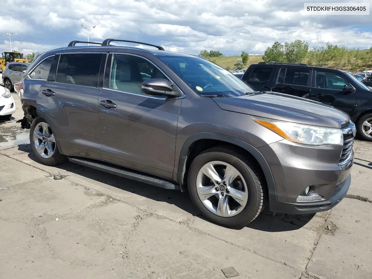 2016 Toyota Highlander Limited VIN: 5TDDKRFH3GS306405 Lot: 68723344