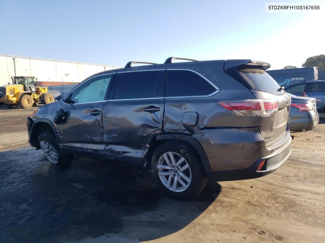 2016 Toyota Highlander Le VIN: 5TDZKRFH1GS167655 Lot: 68758754