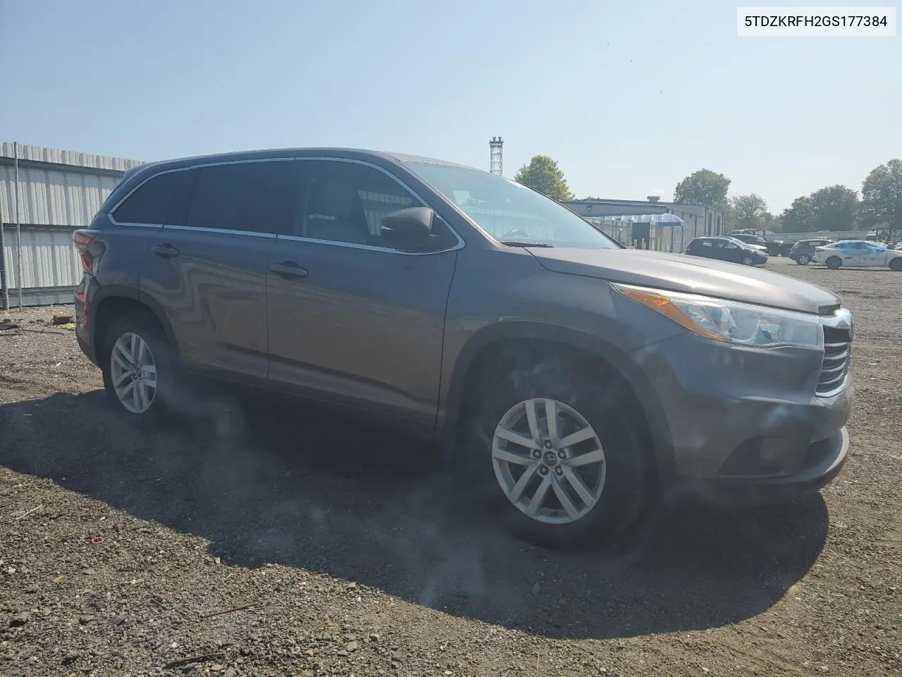 2016 Toyota Highlander Le VIN: 5TDZKRFH2GS177384 Lot: 69004394