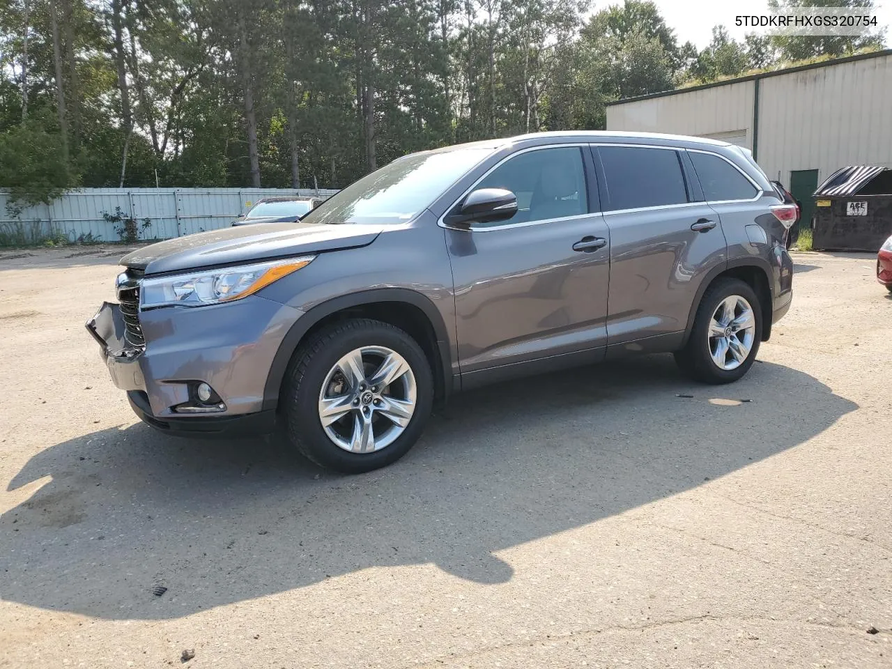 2016 Toyota Highlander Limited VIN: 5TDDKRFHXGS320754 Lot: 69018664