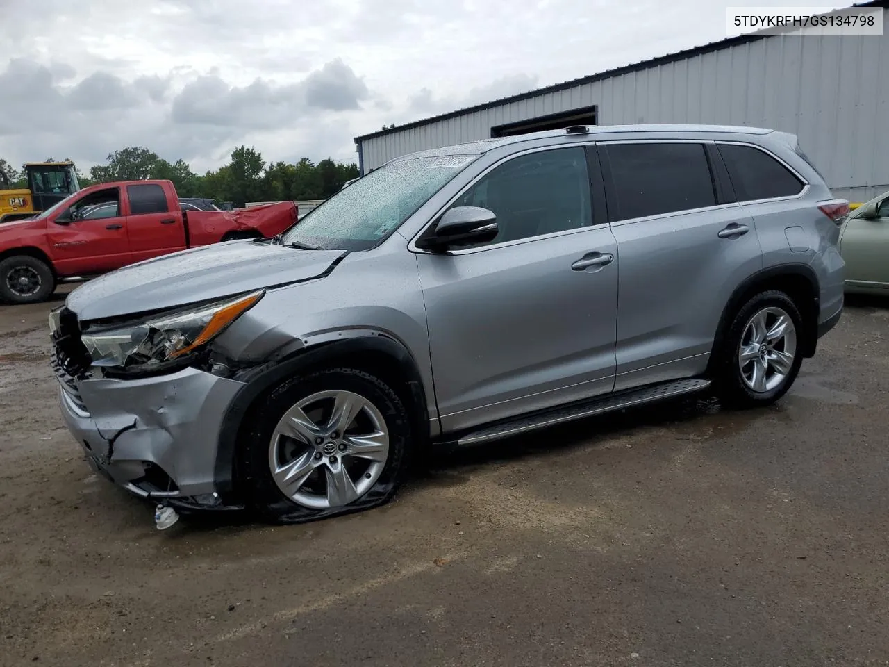 2016 Toyota Highlander Limited VIN: 5TDYKRFH7GS134798 Lot: 69284734