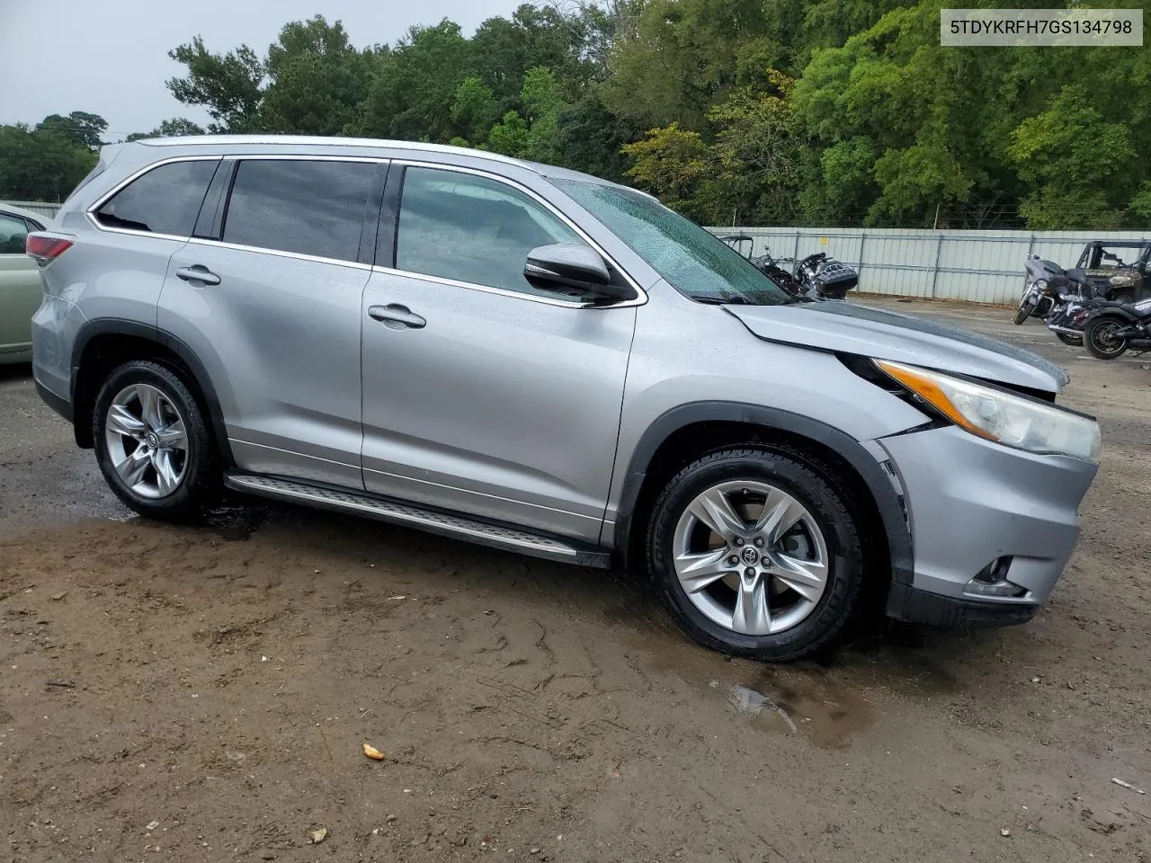 2016 Toyota Highlander Limited VIN: 5TDYKRFH7GS134798 Lot: 69284734