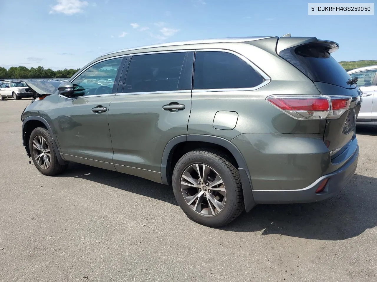 5TDJKRFH4GS259050 2016 Toyota Highlander Xle