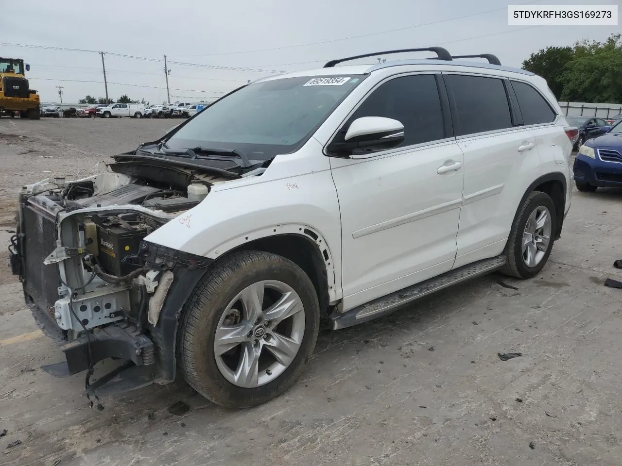 2016 Toyota Highlander Limited VIN: 5TDYKRFH3GS169273 Lot: 69519354