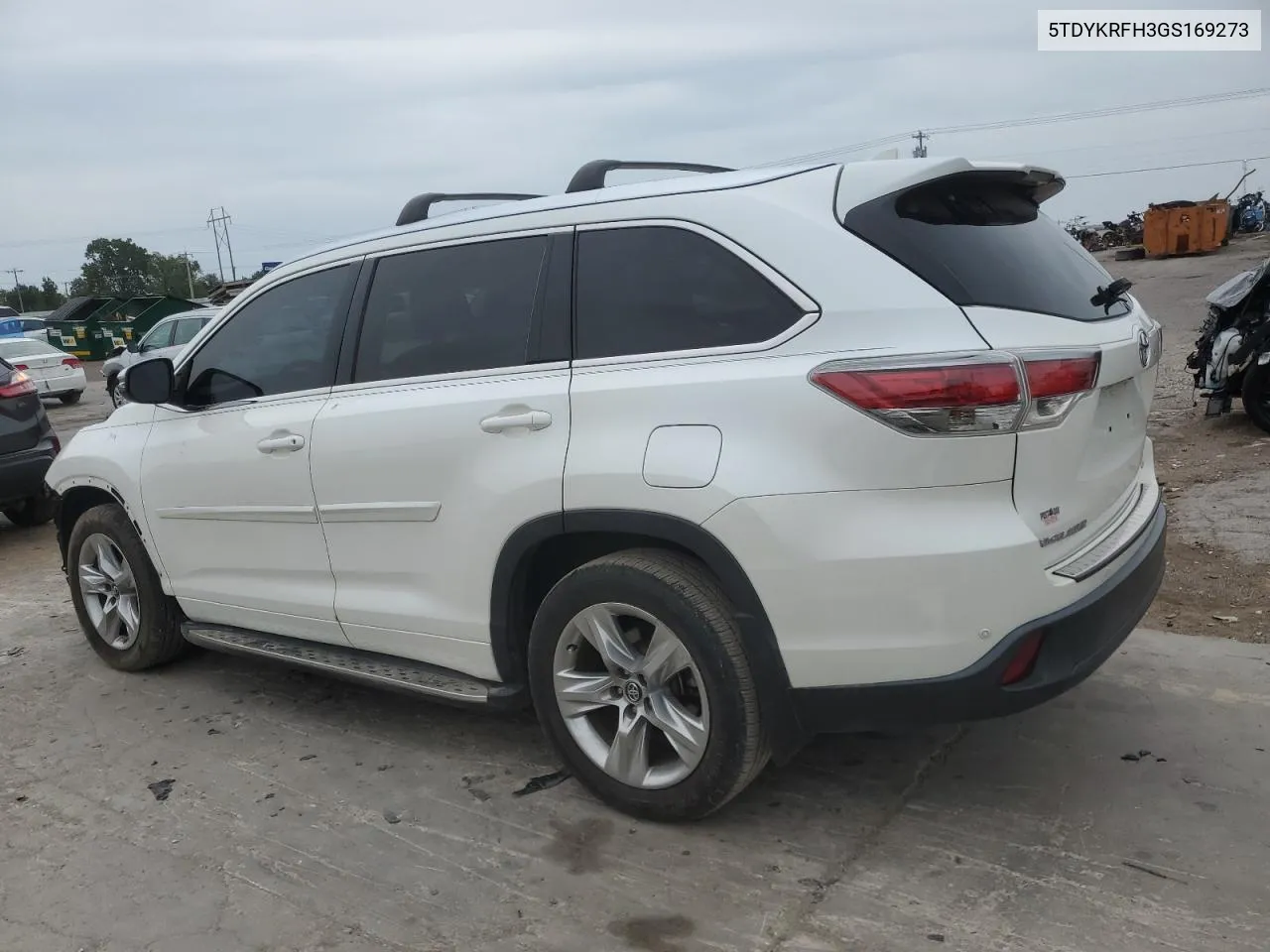 5TDYKRFH3GS169273 2016 Toyota Highlander Limited