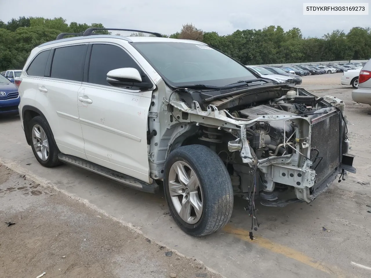 2016 Toyota Highlander Limited VIN: 5TDYKRFH3GS169273 Lot: 69519354