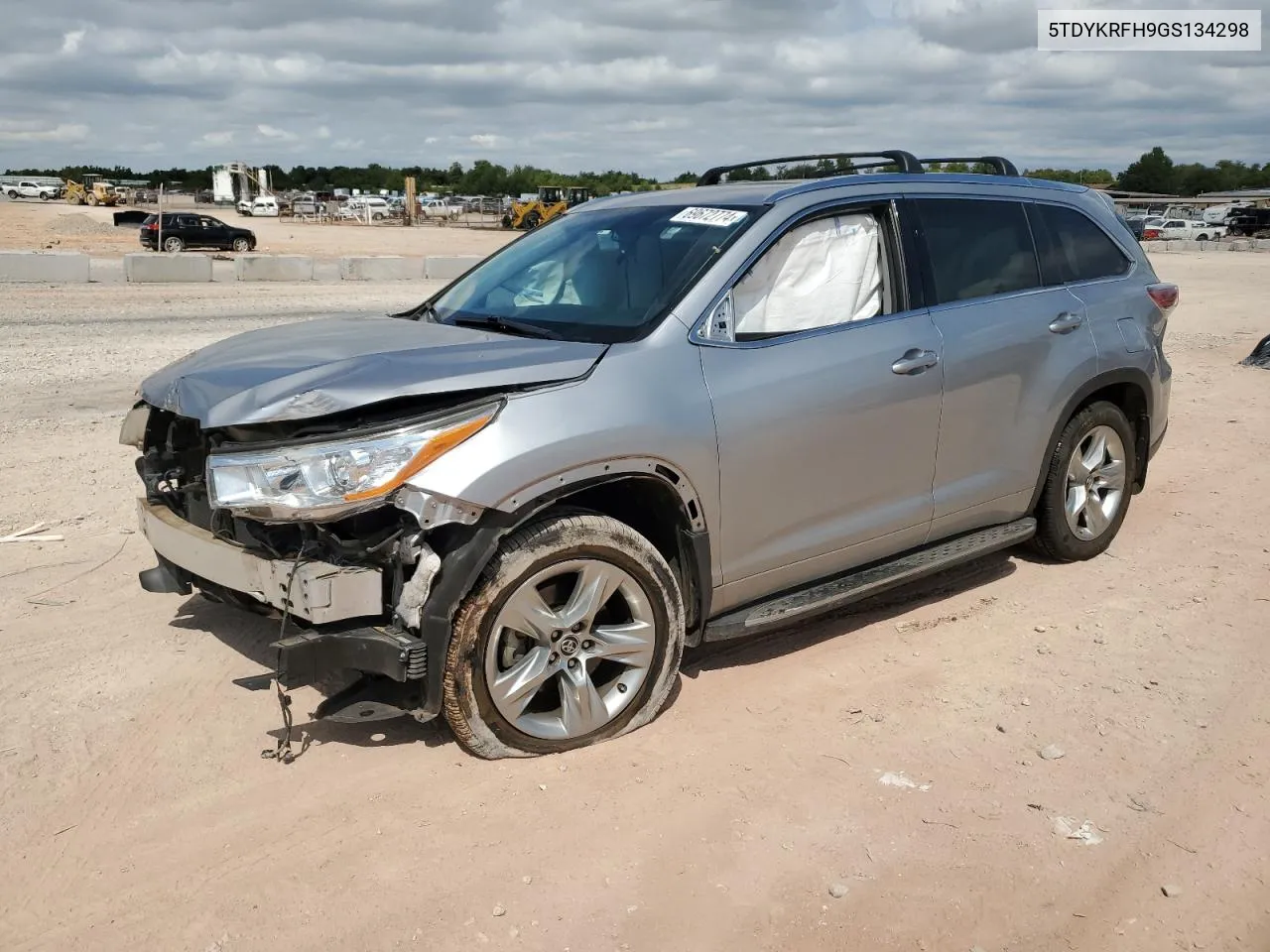 2016 Toyota Highlander Limited VIN: 5TDYKRFH9GS134298 Lot: 69672774