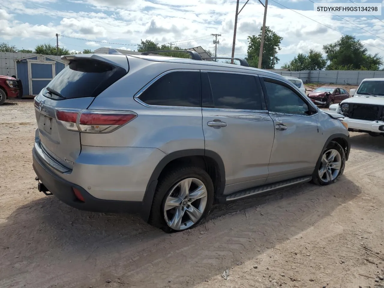 2016 Toyota Highlander Limited VIN: 5TDYKRFH9GS134298 Lot: 69672774