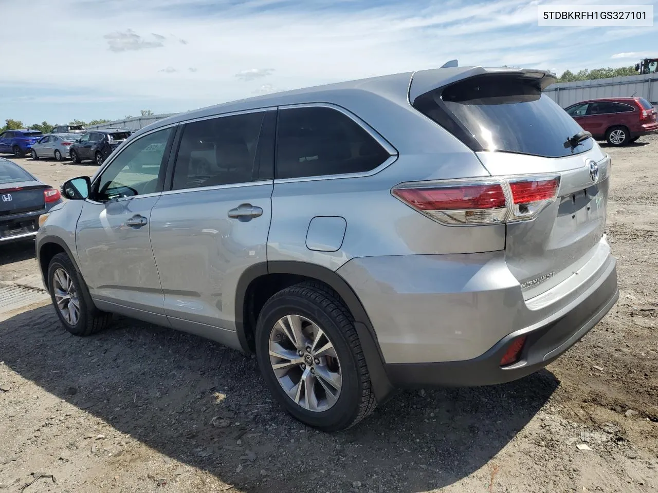 2016 Toyota Highlander Le VIN: 5TDBKRFH1GS327101 Lot: 69956334