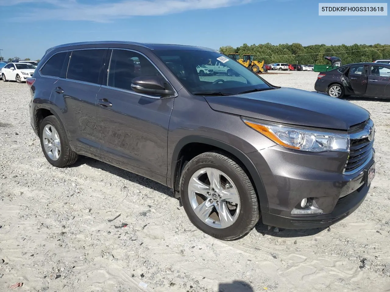 2016 Toyota Highlander Limited VIN: 5TDDKRFH0GS313618 Lot: 69998934