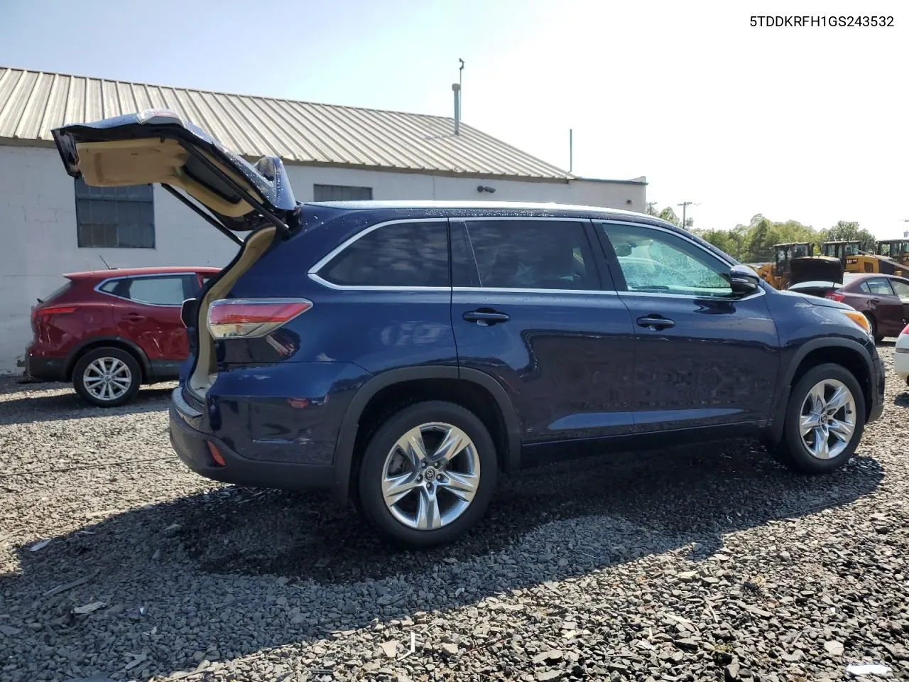 2016 Toyota Highlander Limited VIN: 5TDDKRFH1GS243532 Lot: 70433154