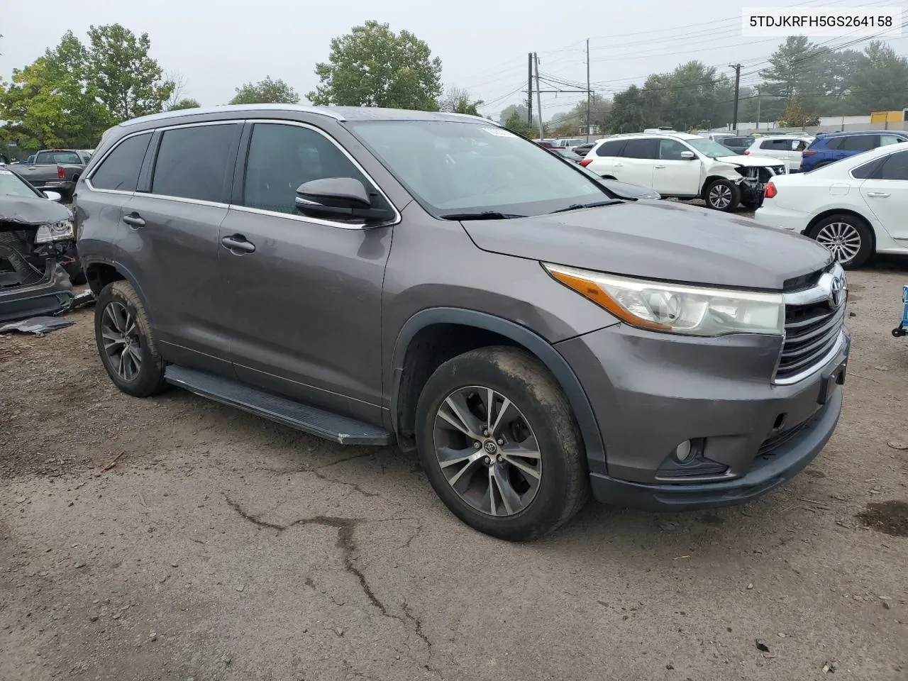 2016 Toyota Highlander Xle VIN: 5TDJKRFH5GS264158 Lot: 70753714