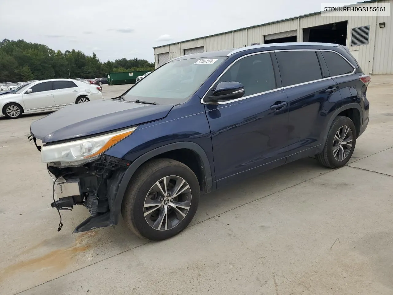 5TDKKRFH0GS155661 2016 Toyota Highlander Xle