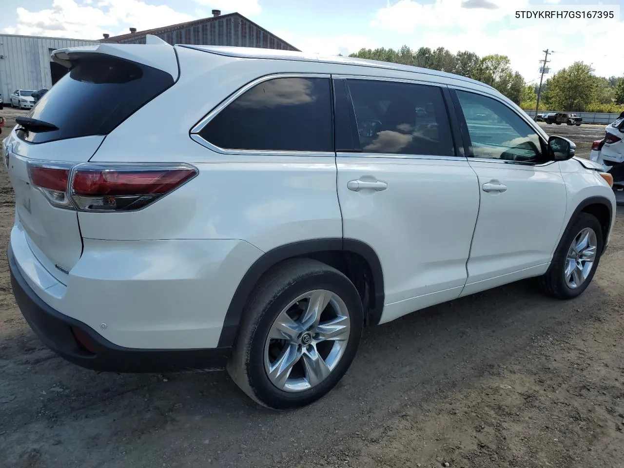 2016 Toyota Highlander Limited VIN: 5TDYKRFH7GS167395 Lot: 71247224