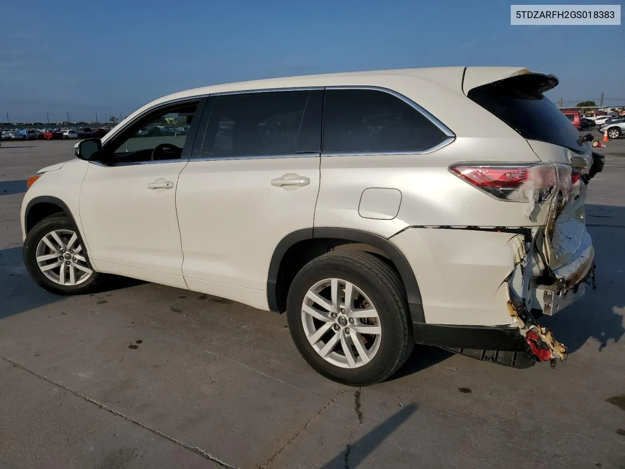 2016 Toyota Highlander Le VIN: 5TDZARFH2GS018383 Lot: 71728934