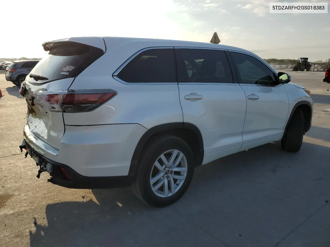 2016 Toyota Highlander Le VIN: 5TDZARFH2GS018383 Lot: 71728934