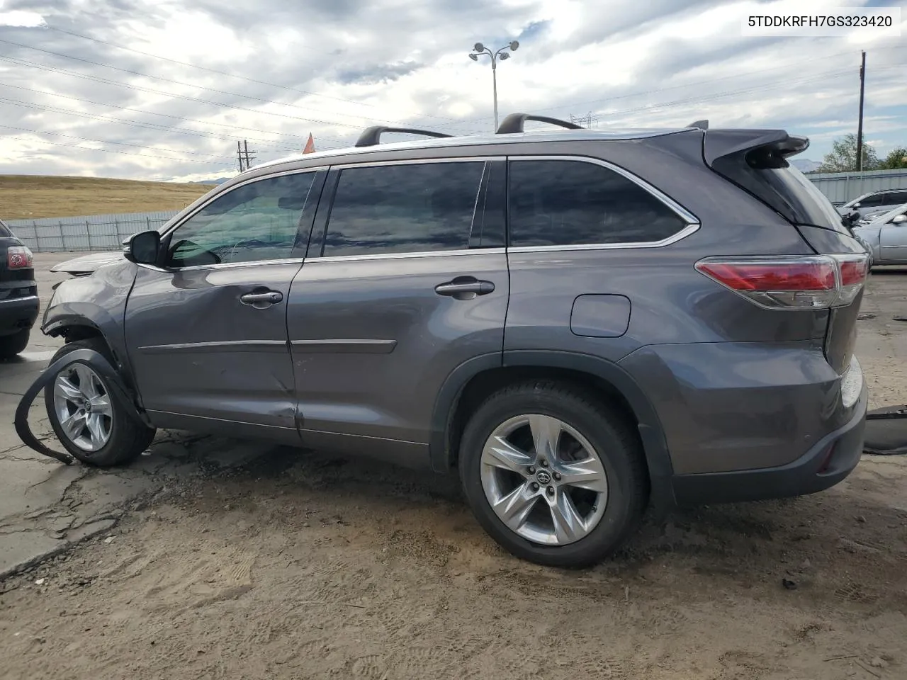 2016 Toyota Highlander Limited VIN: 5TDDKRFH7GS323420 Lot: 72194604