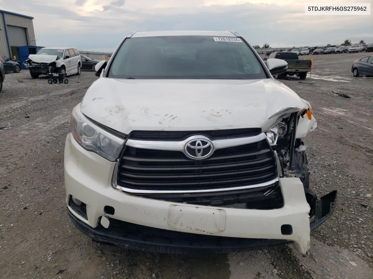 5TDJKRFH6GS275962 2016 Toyota Highlander Xle