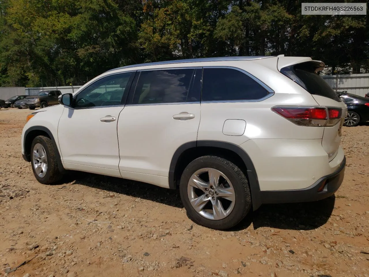 2016 Toyota Highlander Limited VIN: 5TDDKRFH4GS226563 Lot: 72967284