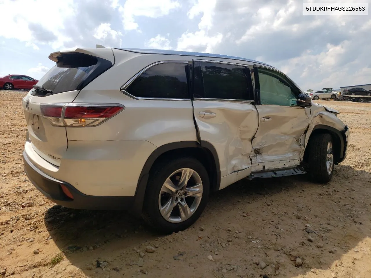 2016 Toyota Highlander Limited VIN: 5TDDKRFH4GS226563 Lot: 72967284