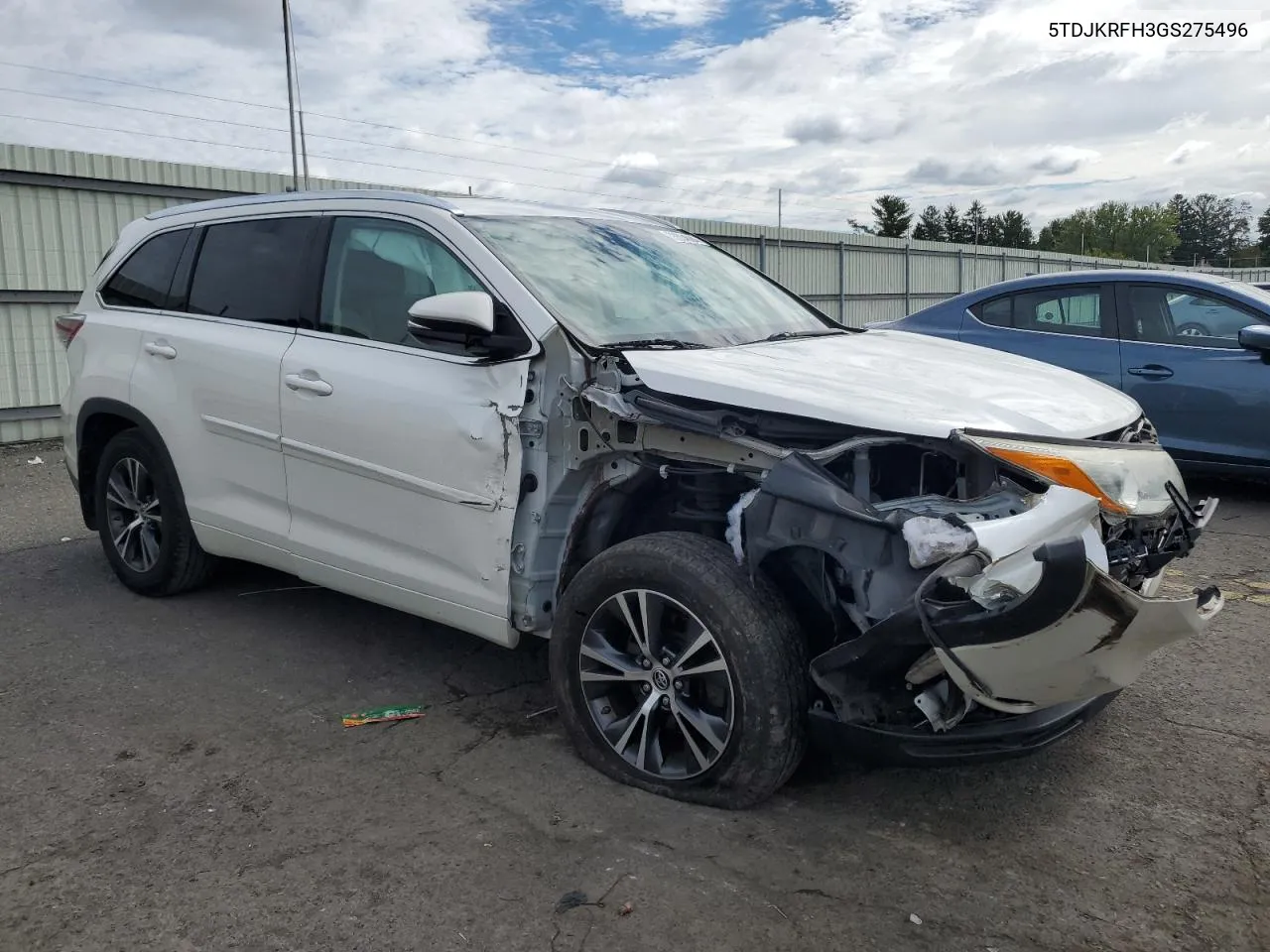 5TDJKRFH3GS275496 2016 Toyota Highlander Xle