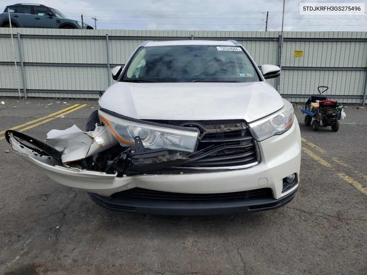 5TDJKRFH3GS275496 2016 Toyota Highlander Xle