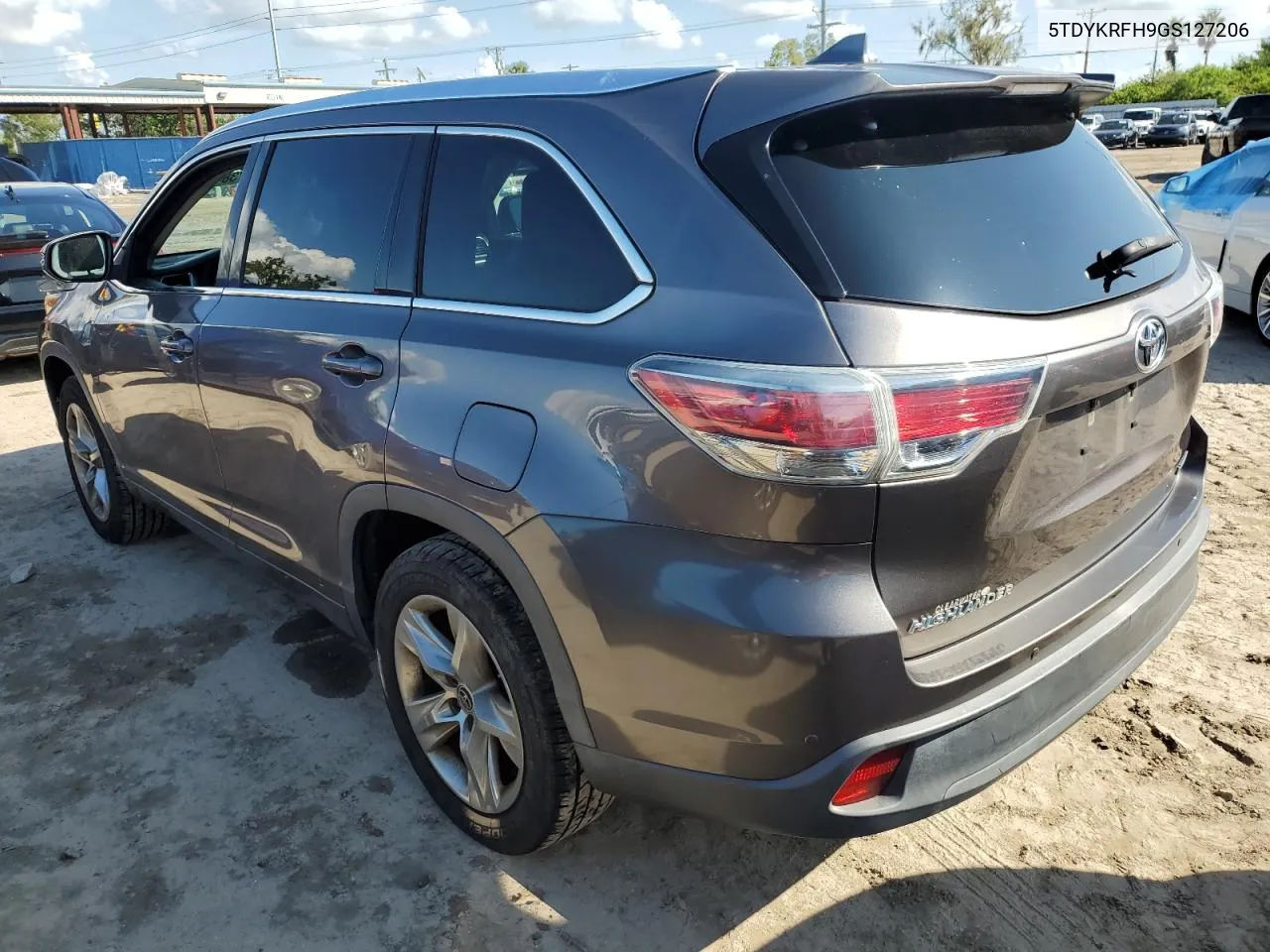 2016 Toyota Highlander Limited VIN: 5TDYKRFH9GS127206 Lot: 73842284