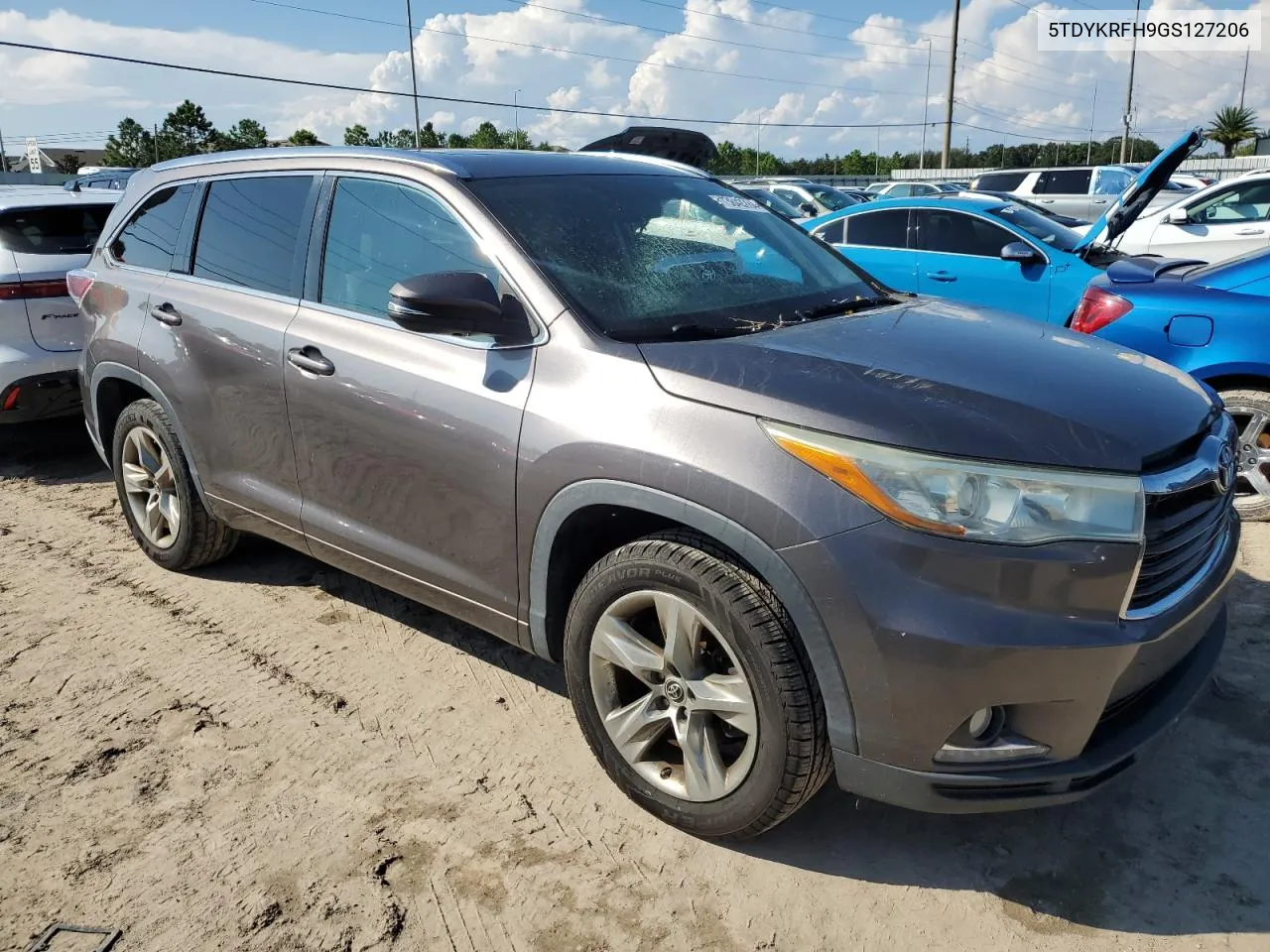 2016 Toyota Highlander Limited VIN: 5TDYKRFH9GS127206 Lot: 73842284