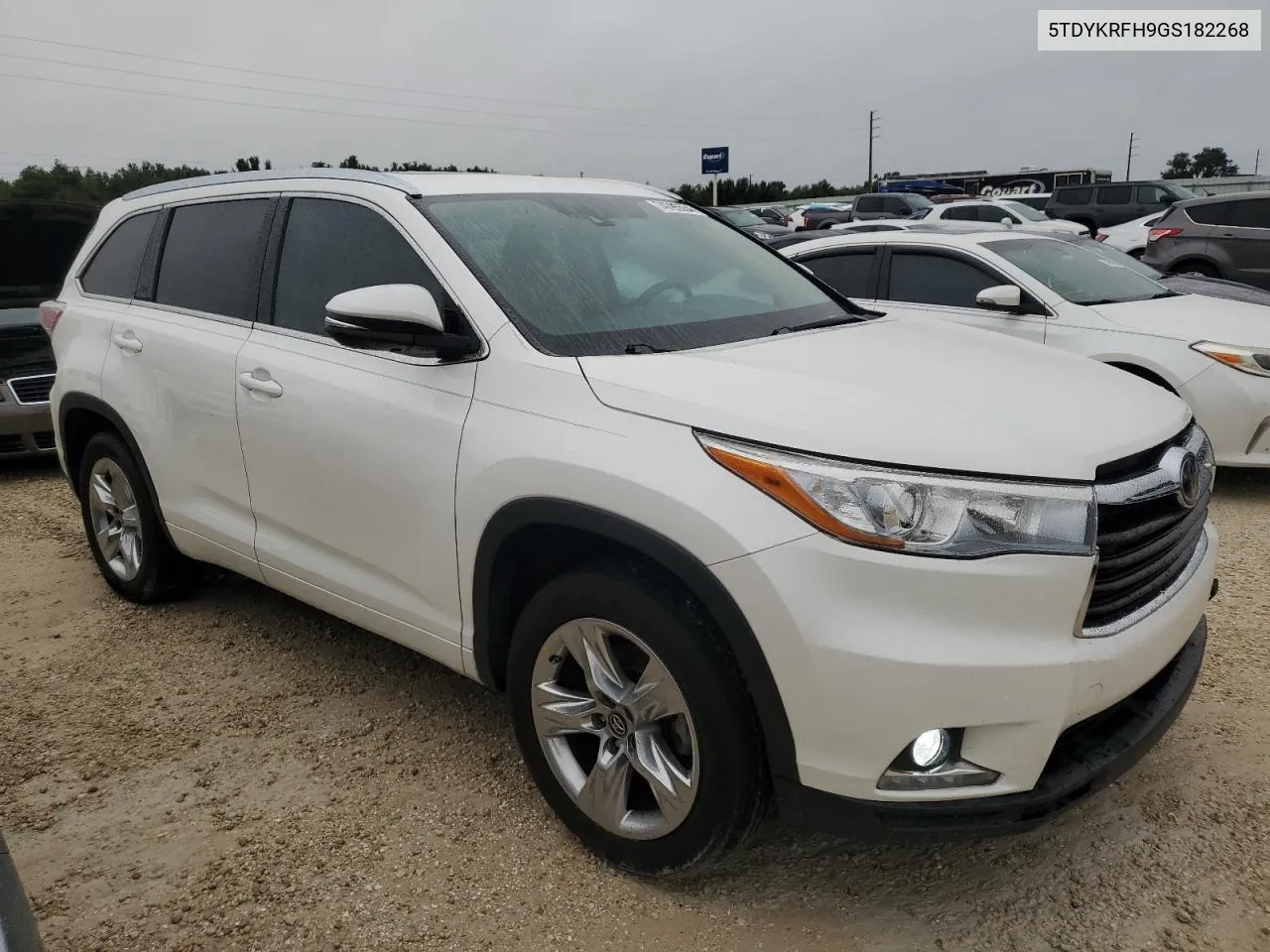 2016 Toyota Highlander Limited VIN: 5TDYKRFH9GS182268 Lot: 74795554