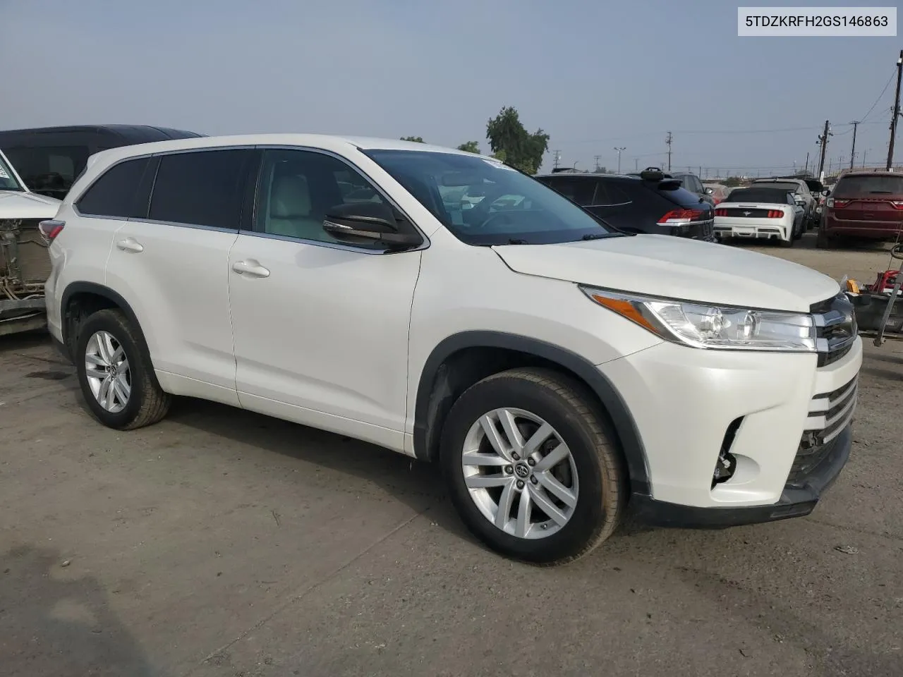 2016 Toyota Highlander Le VIN: 5TDZKRFH2GS146863 Lot: 75028434