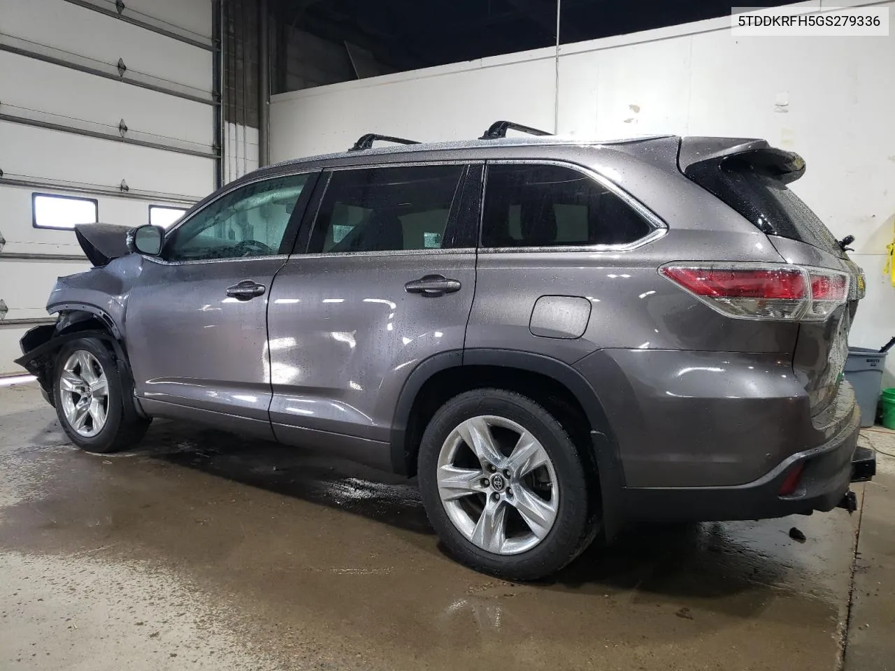 2016 Toyota Highlander Limited VIN: 5TDDKRFH5GS279336 Lot: 76314354