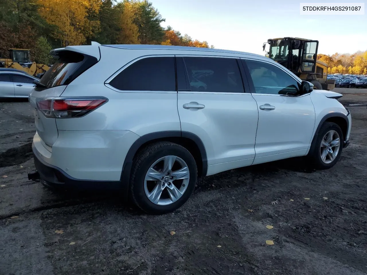 2016 Toyota Highlander Limited VIN: 5TDDKRFH4GS291087 Lot: 76983594