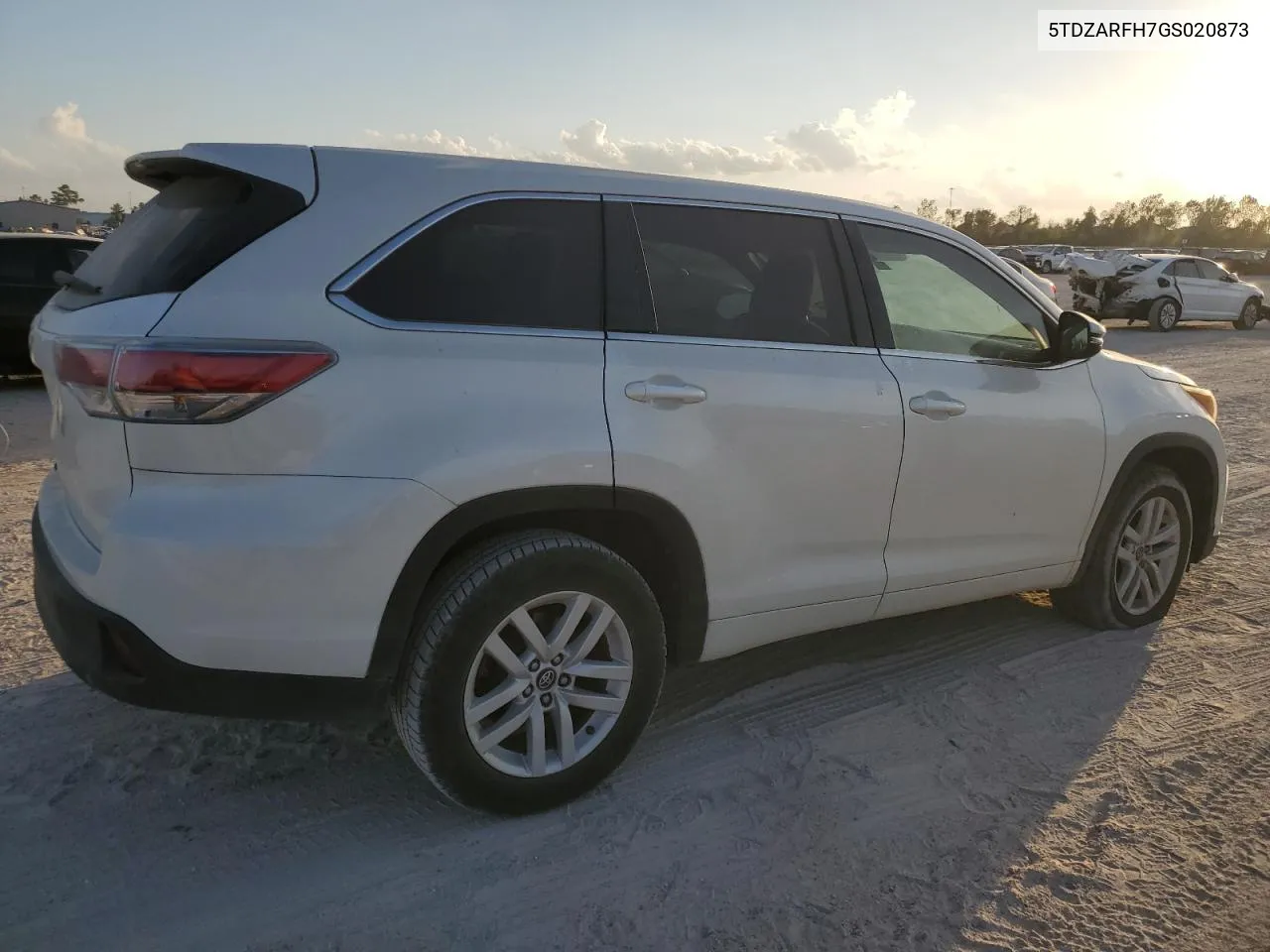 2016 Toyota Highlander Le VIN: 5TDZARFH7GS020873 Lot: 77740264