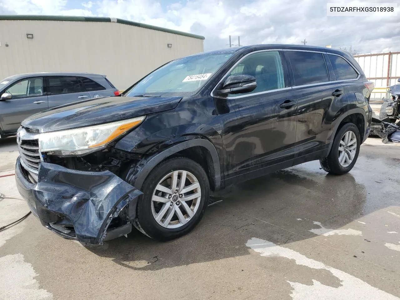 2016 Toyota Highlander Le VIN: 5TDZARFHXGS018938 Lot: 78416484